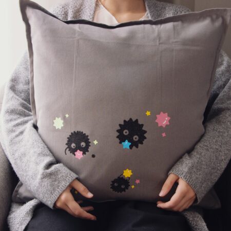 Soot Sprite Pillow - Gray Cover