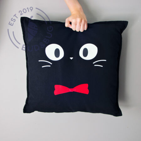 Jiji Pillow - Black Cover