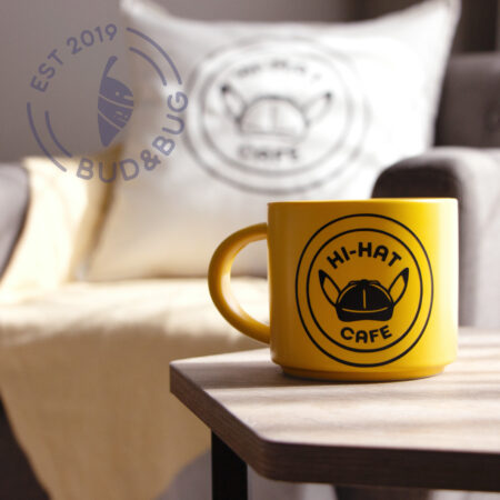 Hi-Hat Cafe Mug - Yellow