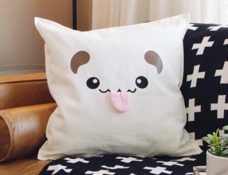 Poro Pillow - White Cover