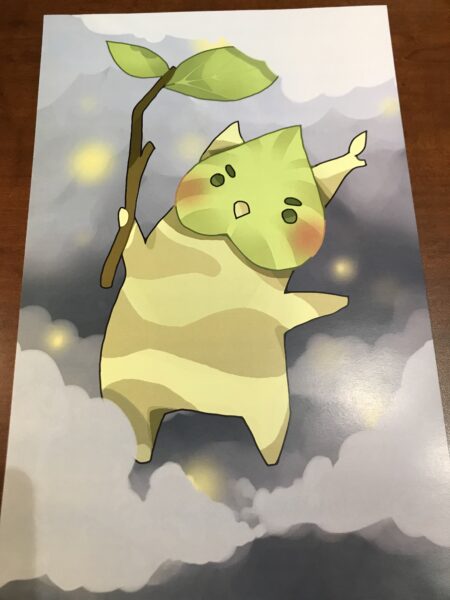 Print - Korok Blue Background